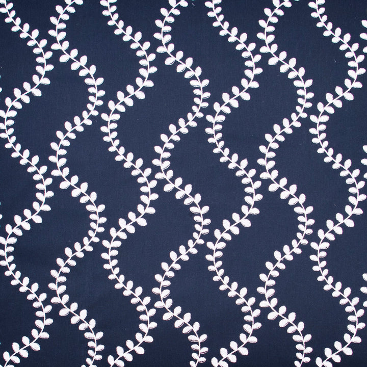 Come To Life Navy by Carole Designer Fabric Bluebird 100% Cotton India N/A Horizontal: 13 and Vertical: 7.625 52 - Swanky Fabrics -