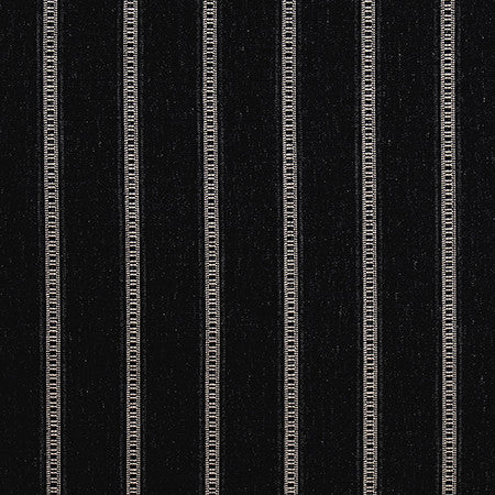 Long Haul Onyx by Carole Designer Fabric Go West 89% Polyester, 7% Cotton, 4% Linen 51,000 Wyzenbeek Double Rubs 3/8" V, 2 5/8" H 56" - Swanky Fabrics -