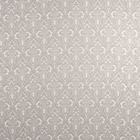 Positive Karma Silver by Carole Designer Fabric Blue Steel 100% Polyester India 7 1/4" V, 4 1/2" H 54" - Swanky Fabrics -