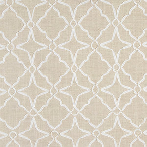 Wave Hello Flax by Carole Designer Fabric