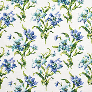 Vibrant Stems Cobalt by Carole Designer Fabric