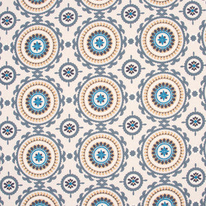 Suzanni Way Azure by Carole Designer Fabric