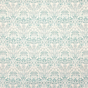 In The Mirror Aqua by Carole Designer Fabric