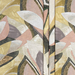Flickering Light Blush Fern by Carole Designer Fabric