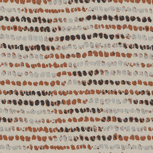 Cool Beans Rust by Carole Designer Fabric