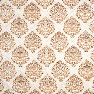 Diamond Within Sepia by Carole Designer Fabric