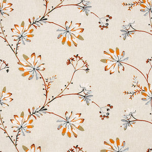 So In Love Tangerine by Carole Designer Fabric