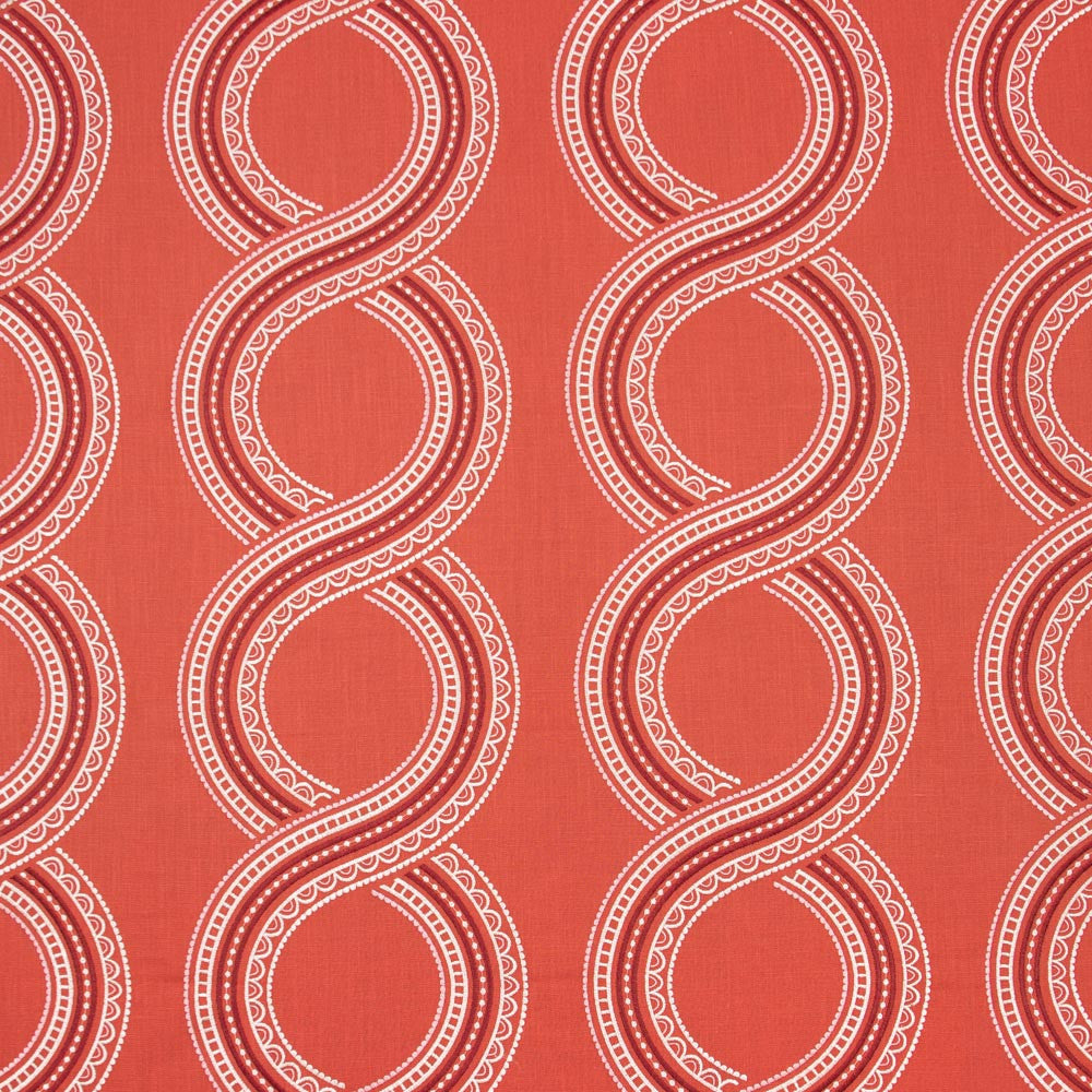 Style Crush Persimmon by Carole Designer Fabric Vibrance 75% Viscose, 25% Linen India N/A Horizontal: 1275 and Vertical: 9375 52 - Swanky Fabrics -