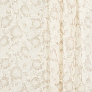 Cottage Roses Natural by Carole Designer Fabric