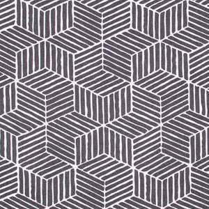Revolving Door Charcoal by Carole Designer Fabric