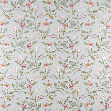 Bloom Away English Garden by Carole Designer Fabric From The Heart 58% Cotton, 42% Polyester India 12 1/2" V, 13 1/8" H 52.25" - Swanky Fabrics -