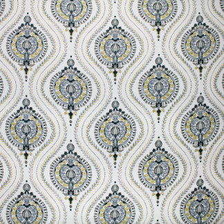 Once Again Charcoal by Carole Designer Fabric Bold Adventure 55% Linen, 45% Rayon China Passes 40,000 Double Rubs Wyzenbeek 13 1/2" V, 13 1/2" H 55" - Swanky Fabrics -