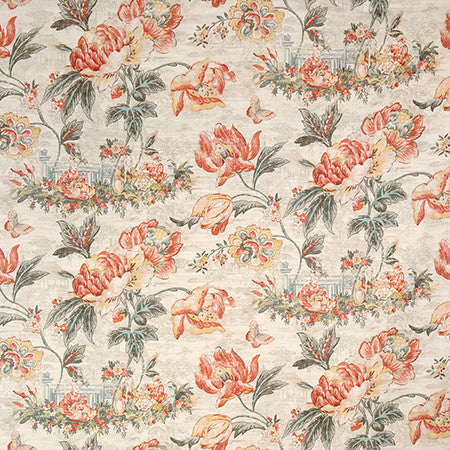 Sit Together Shell by Carole Designer Fabric English Garden 75% Cotton, 25% Linen 15,000 Wyzenbeek Double Rubs 25 1/4" V, 27" H HD 54" - Swanky Fabrics -