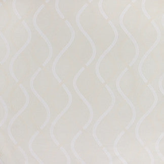 Rhythmic Light White by Carole Designer Fabric Sheer Genius 100% Polyester Turkey 8 1/2" V, 6" H 55" - Swanky Fabrics -