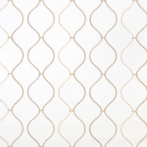 Stroke Of Genius Light Gold by Carole Designer Fabric