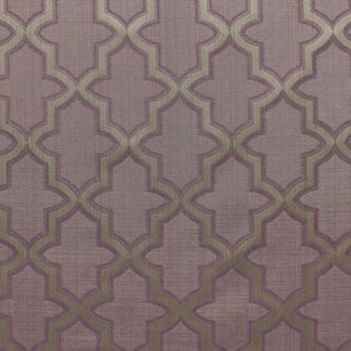 Holyoke Amethyst by Carole Designer Fabric Fresh Elegance 66% POLYESTER, 34% COTTON INDIA 7 1/2" V, 6 3/4" H 55" - Swanky Fabrics -