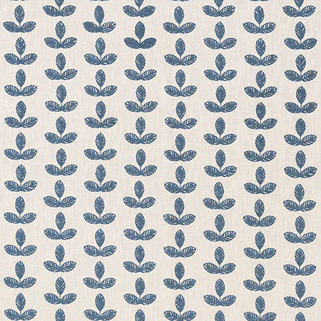 Charlotte Chambray by Carole Designer Fabric English Garden Base: 52% Polyester, 48% Cotton Embr: 100% Cotton 60,000 Wyzenbeek Double Rubs 1 1/2" V, 3 7/8" H 54*" - Swanky Fabrics -