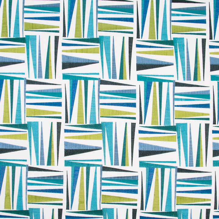 Color Rush Peacock by Carole Designer Fabric Haven 100% Cotton India Passes 35,000 Double Rubs Wyzenbeek Horizontal: 13 and Vertical: 15 52 - Swanky Fabrics -