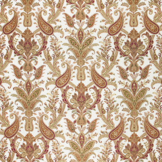 Castelle Magenta by Carole Designer Fabric Mulberry Sangria 64% Cotton, 27% Viscose, 9% Polyester India N/A 26 3/4" V, 26 3/4" H 54" - Swanky Fabrics -