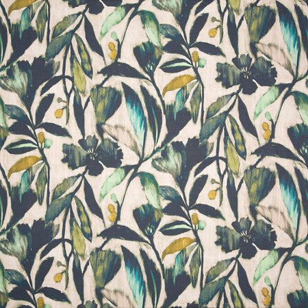 For The Win Verdigris by Carole Designer Fabric Blue Crush 55% Linen, 45% Viscose UK 25 1/8" V, 27" H HD 54"" - Swanky Fabrics -