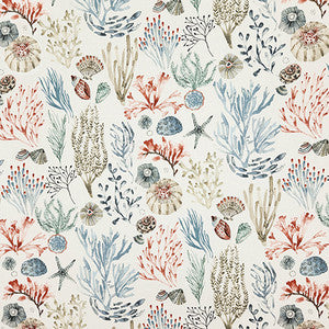 On The Coast Coral by Carole Designer Fabric