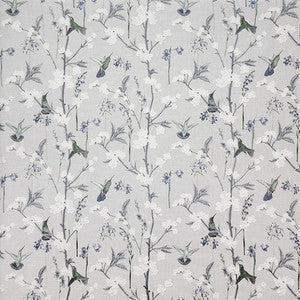 Hummingbird Gathering Frost by Carole Designer Fabric
