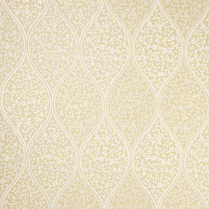 Gilded Mask Gold by Carole Designer Fabric