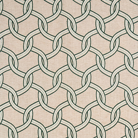 Stay Seated Pine by Carole Designer Fabric Well Suited Base: 67% Cotton, 33% Polyester Embr: 100% Polyester 21,000 Wyzenbeek Double Rubs 6 1/4" V, 5 1/4" H 53*" - Swanky Fabrics -