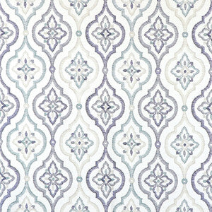 Your Life Story Delft by Carole Designer Fabric