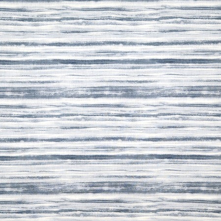 Be Mindful Indigo by Carole Designer Fabric Blue Crush 90% Cotton, 10% Linen Printed In USA 17 1/2" V, 18" H 54"" - Swanky Fabrics -