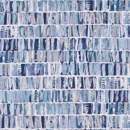 Paint Box Denim by Carole Designer Fabric Wintermint 100% Cotton- SSR South Korea 20,000 Wyzenbeek Double Rubs 13"V, 27"H HD 54" - Swanky Fabrics -
