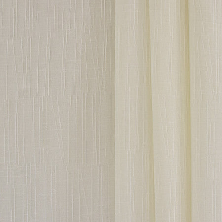 Sound Of Silence Ivory by Carole Designer Fabric Sheer Philosophy 100% Polyester Turkey N/A 8 3/4" V, 11 1/4" H 118" - Swanky Fabrics -
