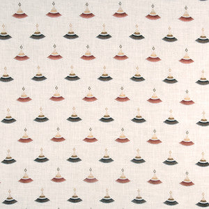 Fan Out Cinnamon by Carole Designer Fabric