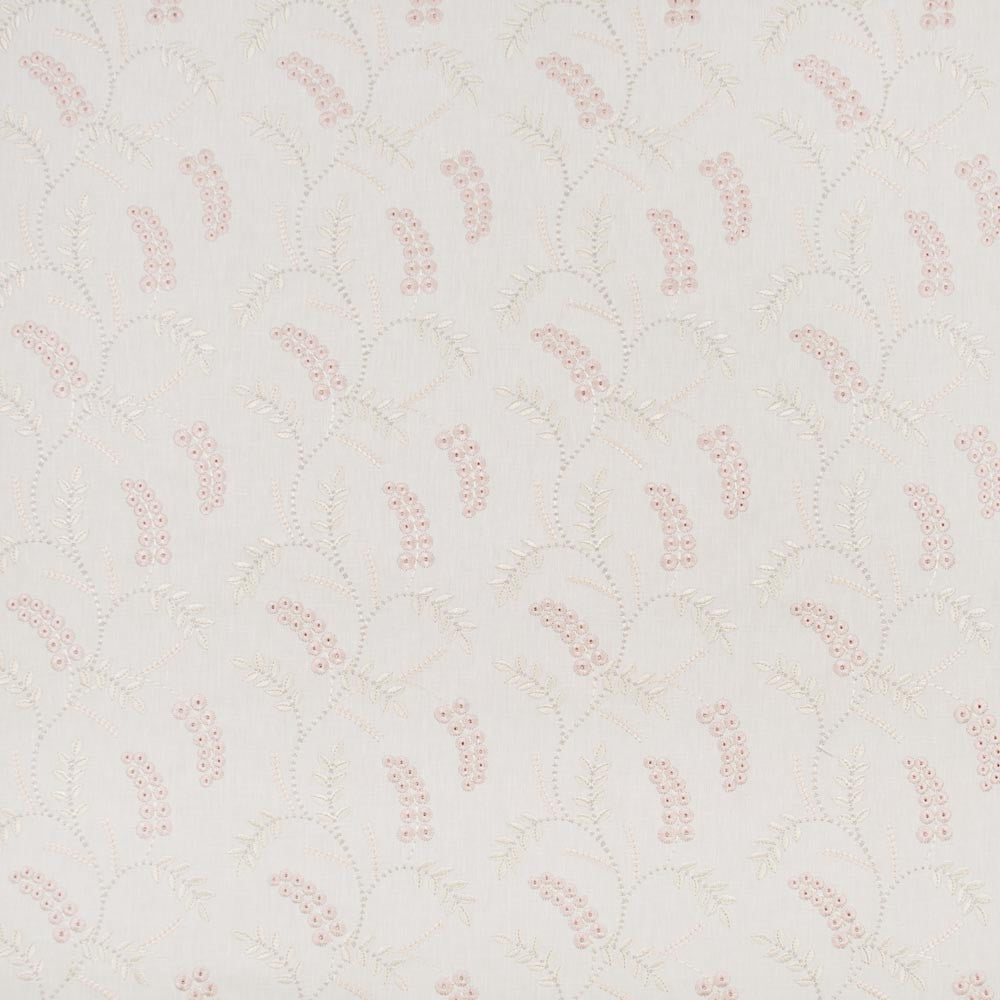Promises Promises Wisteria by Carole Designer Fabric Coconut Cream 52% Cotton, 48% Polyester India Passes 30,000 Double Rubs Wyzenbeek Horizontal: 8625 and Vertical: 9125 52 - Swanky Fabrics -
