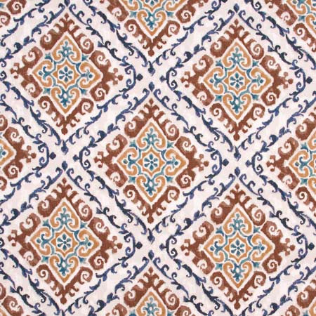 Hold The Trust Saddle by Carole Designer Fabric Red Sea 100% Cotton -SR Pakistan 30,000 Wyzenbeek Double Rubs 18" V, 17 3/4" H HD 55" - Swanky Fabrics -