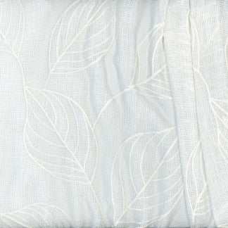 Royal Oak Parchment by Carole Designer Fabric Sheer Wonder 100% Polyester CHINA N/A Horizontal: 12" and Vertical: 11 1/2" 107" - Swanky Fabrics -