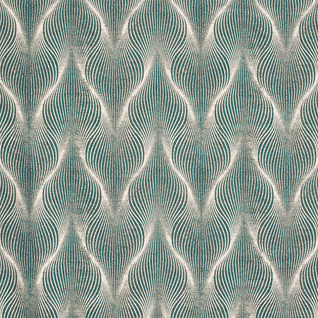 Come Together Emerald by Carole Designer Fabric State Of The Art 100% Polyester CHINA 6 1/2" V, 7 1/2" H 55" - Swanky Fabrics -
