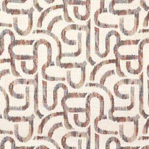 Busy Schedule Paprika by Carole Designer Fabric