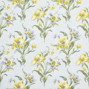Vibrant Stems Mist by Carole Designer Fabric