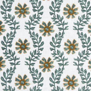 Kylie Teal by Carole Designer Fabric