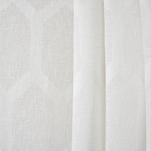 To The Point White by Carole Designer Fabric