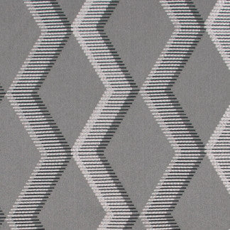 Never Say Never Pewter by Carole Designer Fabric SILVER FOX 61% Polyester, 39% Cotton India 6" V, 7" H 56" - Swanky Fabrics -