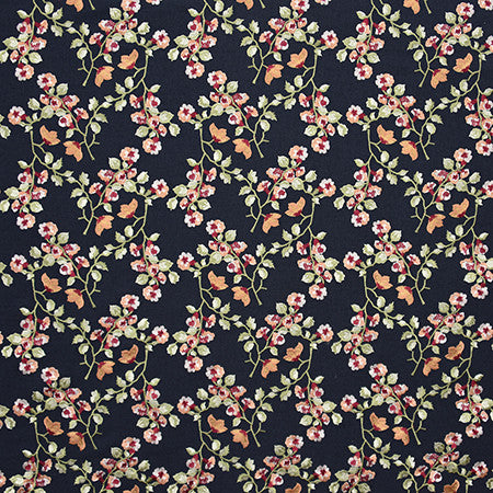 Chance For Us Noir by Carole Designer Fabric Harvest 60% Cotton, 30% Polyester, 10% Linen India N/A 9 1/4" V, 10 5/8" H 51.5" - Swanky Fabrics -