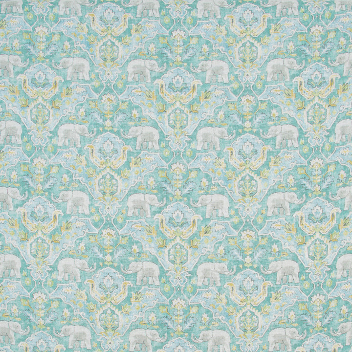 Elephant Parade Caribe by Carole Designer Fabric Jungle Safari 55% Linen, 45% Viscose-Soil Release S Korea Passes 27,000 Double Rubs Wyzenbeek Horizontal: 13.5 and Vertical: 13.5 54 - Swanky Fabrics -