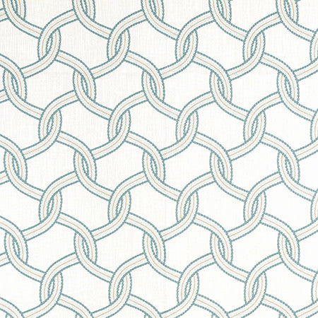 Stay Seated Atlantic by Carole Designer Fabric Well Suited Base: 67% Cotton, 33% Polyester Embr: 100% Polyester 21,000 Wyzenbeek Double Rubs 6 1/4" V, 5 1/4" H 53*" - Swanky Fabrics -