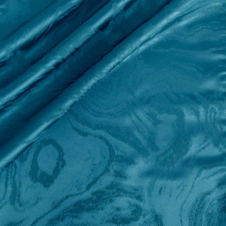 Sea And Smoke Vivid Blue by Carole Designer Fabric Brilliance 100% Polyester India 14 1/4" V, 18 5/8" H 55.5" - Swanky Fabrics -