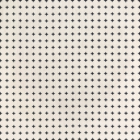 It Is Happening Black by Carole Designer Fabric Hidden Treasure 85% Cotton, 15% Linen Pakistan 1 3/8" V, 1 3/8" H 54" - Swanky Fabrics -
