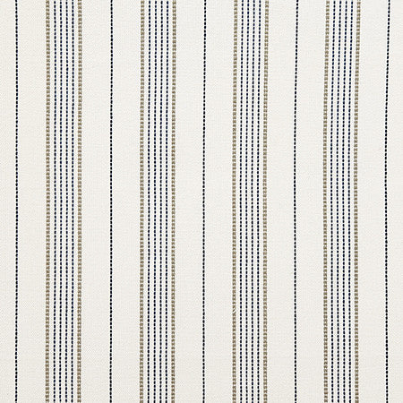 Stage Lights Navy by Carole Designer Fabric In The Details 100% Cotton India 3" H 54" - Swanky Fabrics -