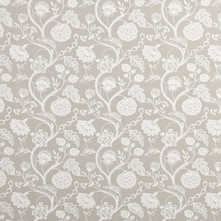 Charming Climb Stone by Carole Designer Fabric From The Heart 70% Polyester, 30% Cotton India N/A 9 1/2" V, 8 1/2" H 51.5" - Swanky Fabrics -