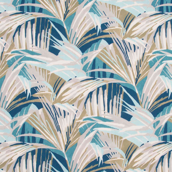 Treehouse Lagoon by Carole Designer Fabric Red Sea 100% Polyester India 50,000 Wyzenbeek Double Rubs Horizontal: 26.625 and Vertical: 24.5 55.5 - Swanky Fabrics -